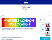 Tablet Screenshot of mysteries.co.uk
